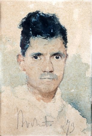 MICHETTI FRANCESCO PAOLO (1851 - 1929) Ritratto di Quintili. 1873....