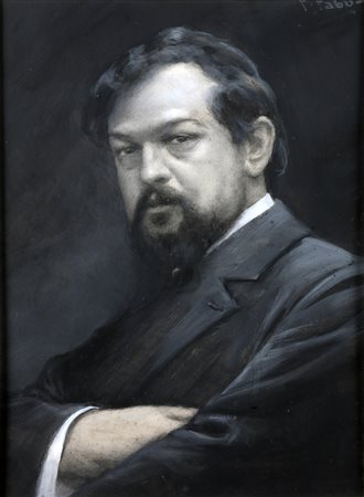 FABBI FABIO (1861 - 1946) Debussy. Tecnica mista su carta. Cm 48,00 x 38,00....