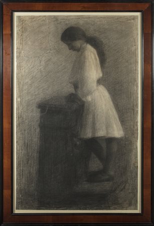 ARTISTA DIVISIONISTA ITALIANO DEI PRIMI ANNI DEL XX SECOLO Giovane donna...