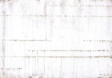 ENEA FERRARI 1908 - 1972 Senza titolo, 1944 Caolino e gesso su tavola, cm. 35...