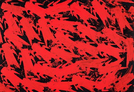 SERGIO RAGALZI 1951 Insetti, 1989 Olio su tela, cm. 69 x 99 Firmato e datato...