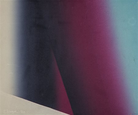 LOUIS JAQUE 1919 - 2010 L’axe et la flèche, No 2, Serie D, 1973 Acrilico su...