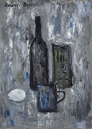 XAVIER BUENO 1915 - 1979 Senza titolo Olio su tela, cm. 35 x 25 Firmato in...