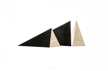 GIUSEPPE UNCINI 1928 - 2008 Senza titolo, 1977 Acquerello su carta a mano,...