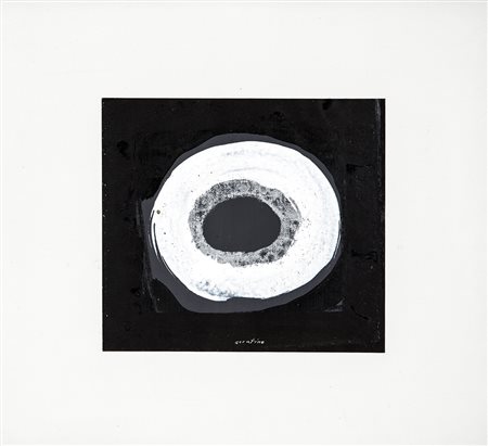 ENRICO ACCATINO 1920 - 2007 Senza titolo, 1970 Tecnica mista su carta, cm. 27...