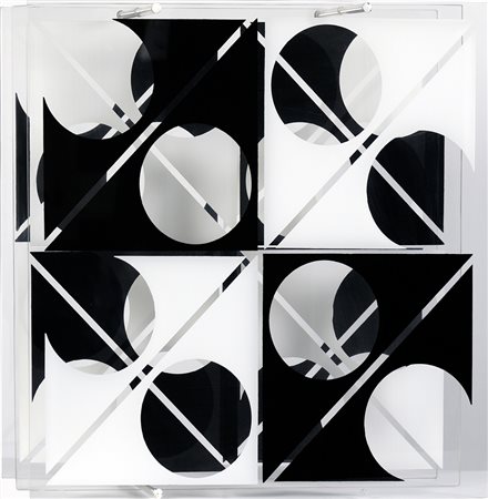 GIOVANNI CAMPUS 1929 Senza titolo Assemblaggio, plexiglass serigrafati...