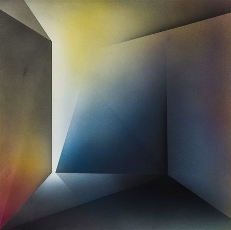 GUIDO ZANOLETTI 1933 - 2014 Senza titolo, 1996 Nitroacrilico su tavola, cm....