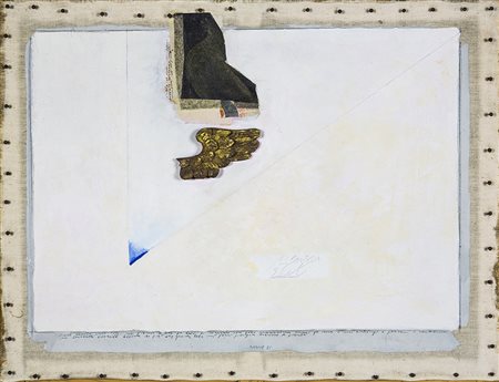 WILLIAM XERRA 1937 Senza titolo, 1985 Tecnica mista e collage di carta,...