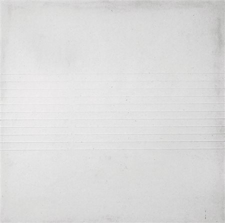 SANDRO DE ALEXANDRIS 1939 Misure di spazio, 1965-66 Cordonatura su carta, cm....