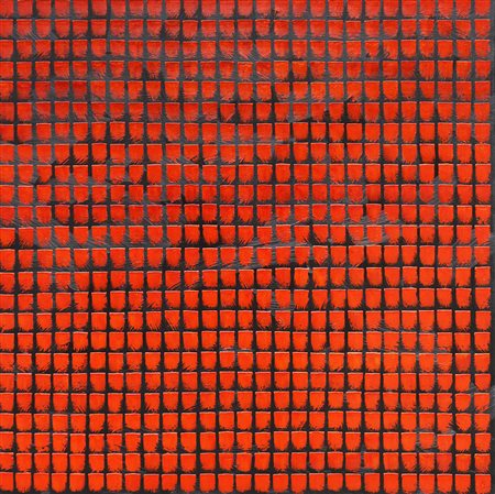 AYKAZ ARZUMANYAN 1977 Mosaique 117, 2017 Olio su tela, cm. 100 x 100 Firmato...