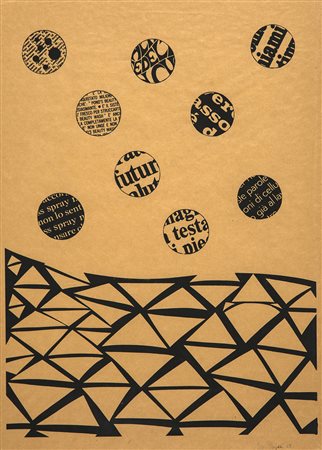 MICHELE PERFETTI 1931 - 2013 Senza titolo, 1969 Stampa esemplare unico, cm....