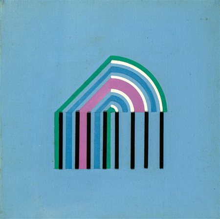 COLETTE DUPRIEZ 1945 Senza titolo, 1986 Acrilico e collage su tela, cm. 19,5...