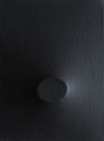 TURI SIMETI 1929 Un ovale grigio, 2006 Acrilico su tela sagomata, cm. 18 x 24...