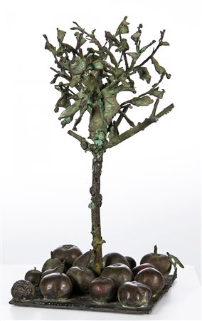 ALIK CAVALIERE 1926 - 1998 Piccola, 1969 Scultura in bronzo, cm. 40 x 19,5 x...