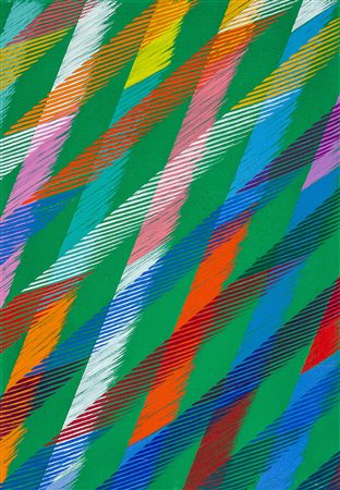 PIERO DORAZIO 1927 - 2005 Ton Vert 1, 1990 Olio su tela, cm. 60 x 40 Firmato...