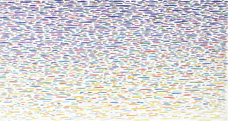 PIERO DORAZIO 1927 - 2005 Plimiri I, 1976 Olio su tela, cm. 30 x 55 Firmato e...