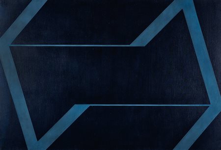 CARLO BATTAGLIA 1933 - 2005 Spazio incerto frammento per T., 1968 Olio su...