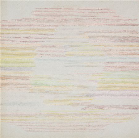 RICCARDO GUARNERI 1933 Senza titolo, 1978 Matite colorate su carta, cm. 24,5...