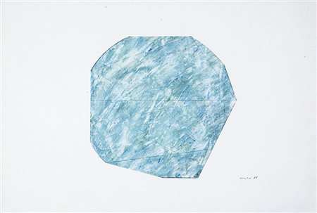 RODOLFO ARICO' 1930 - 2002 Senza titolo, 1986 Tecnica mista e collage su...