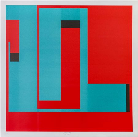 BRUNO MUNARI (1907 - 1998) Negativo - Positivo Litografia, es. 28/100,...