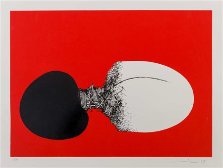 EMILIO SCANAVINO (1922 - 1986) Senza titolo 1969 Serigrafia, es. 63/95 60 x...