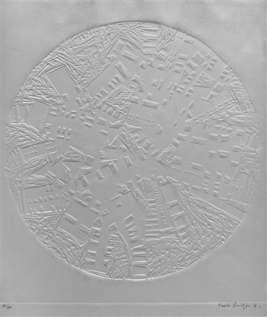 PAOLO SCIRPA (1934) Composizione 1971 Calcografia, es. 12/40 39,5 x 35 cm...