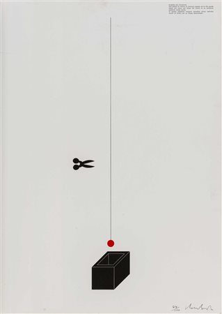 SERGIO LOMBARDO (1960) Progetto per situazione Litografia, es. 44/100 70 x 50...