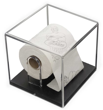 WIM DELVOYE (1965) Cloaca Toilet Paper 2000-2009 Multiplo entro teca in...