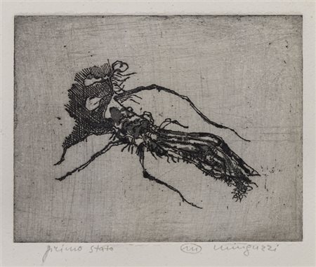 LUCIANO MINGUZZI (1911 - 2004) Insetti Cinque acquaforti e acquatinte, primo...