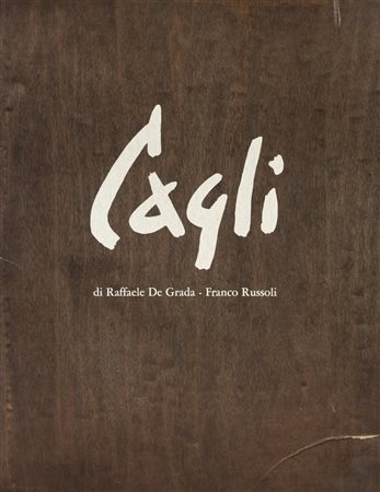 CORRADO CAGLI, FRANCO GENTINILINI Il lotto è composto da due libri d'artista:...