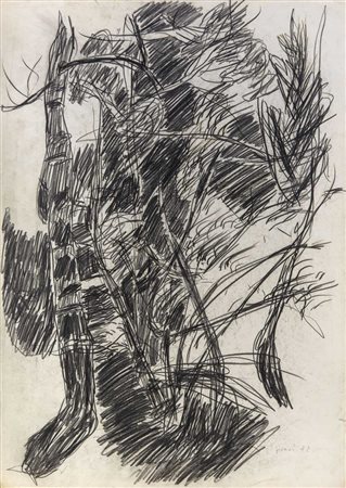 PIERO GIUNNI (1912 - 2000) Senza titolo Il lotto è composto da due opere:...