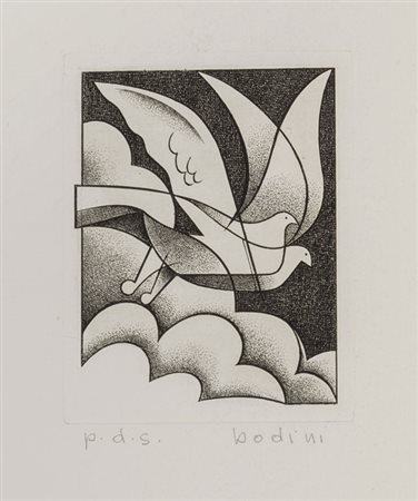 FLORIANO BODINI (1933 - 2005) Lotto composto da tre opere: Senza titolo...
