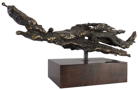 FLORIANO BODINI (1933 - 2005) Reliquia n.2 1961 Scultura in bronzo, es. 2/3...