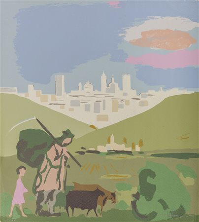 TRENTO LONGARETTI (1916 - 2017) Il lotto è composto da cinque opere: Senza...