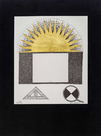 LUCIO DEL PEZZO (1933) Amor folle 2005 Acquaforte e calcografia con...