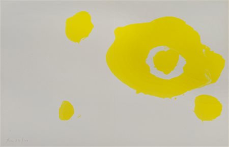 ROBERT MOTHERWELL (1915 - 1991) Senza titolo Serigrafia, es. 27/100 22 x 34,5...