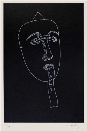 MAN RAY (1890 - 1976) Senza titolo Litografia, es. XVII/XL, Edizioni Studio...