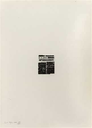 EMILIO ISGRO' (1937) Poesie visive e cancellature 1970 Il lotto è composto da...