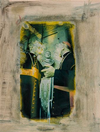 PIGNOTTI (1926) Senza titolo 1970 Tecnica mista su carta 34 x 25,5 Firmato e...