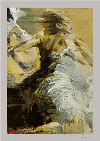 NICOLA SAMORI (1977) Fuga 1999 Serigrafia materica, es. 285/399, Edizioni...