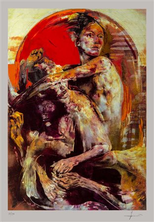 NICOLA SAMORI (1977) L'insieme 2000 Serigrafia, es. 77/399 70 x 50 cm Firmata...