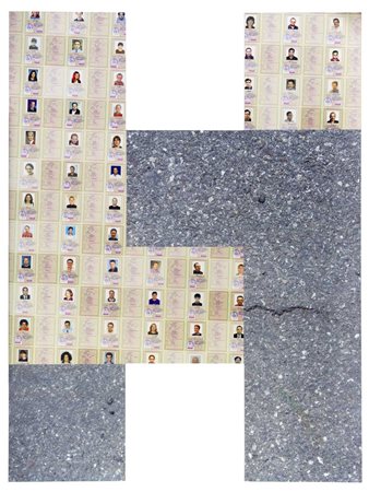 JACOPO PRINA (1971) CI 02 2006 Stampa digitale a solvente su vinile opaco,...