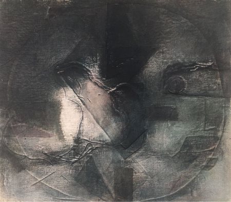 Felice Canonico Messina 1922 Apparenza 1962 Olio su tela 70x80 Certificato di...