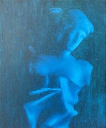 Luca Pace Roma 1968 Hellenic thinking 2005 Olio su tela 60x50 Certificato di...