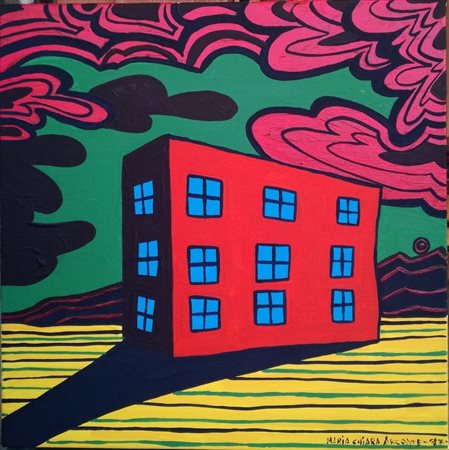 Maria Chiara Arconte Terni 1983 Vespro 2017 Acrilico su tela 30x30...