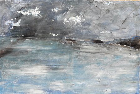 MARCO DE CARLI Milano 1970 Golfo di La Spezia 2017 Tecnica mista spatola...