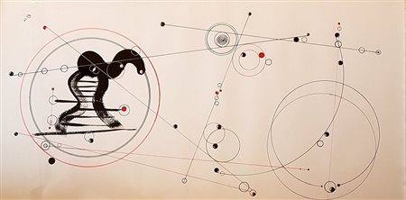 Paolo Ciapponi Morbegno 1963 senza titolo 2018 tecnica mista su carta 37x70...