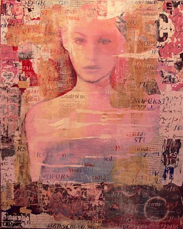 alan fecola castellanza 1980 LIFE 2018 Tecnica mista su tavola su telaio...