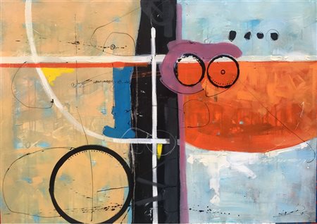 Rolando Ledòn Rodrìguez Havana 1986 Orgullo 2017 Olio su tela 70x100...