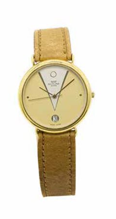 Orologio da donna Glycine in acciaio, quadrante con datario alle ore VI,...